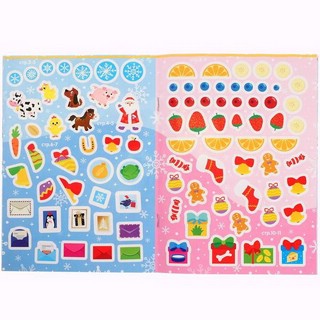 Книжка с наклейками 'Новый год на ферме' Зимние игры и задания 3