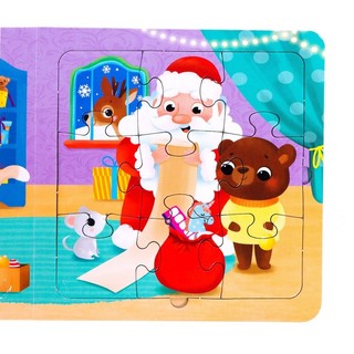 Книга картонная с пазлами 'В предчувствии чудес' 4