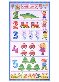 Раннее обучение. Первые плакаты с наклейками 3