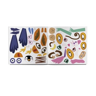 Альбом с многоразовыми наклейками 