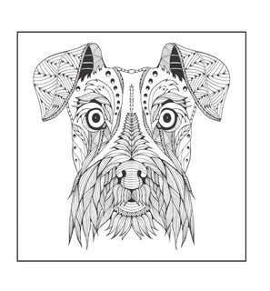 Собачки. Рисунки для медитаций 4