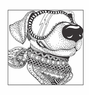 Собачки. Рисунки для медитаций 3