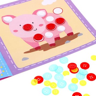 Аппликации пуговицами 