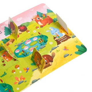 На лесной опушке. Картонная книжка с окошками 8