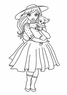 Раскраска Самая красивая 2