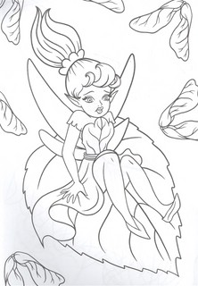 Раскраска. Цветочные феи 4