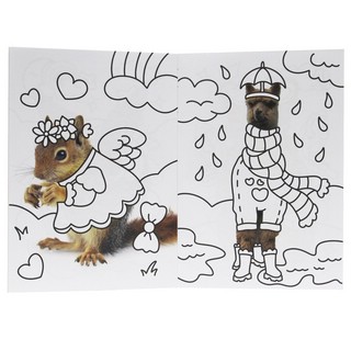 Раскраска с фото. Пушистики 3