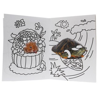 Раскраска с фото. Собачки и их друзья 4