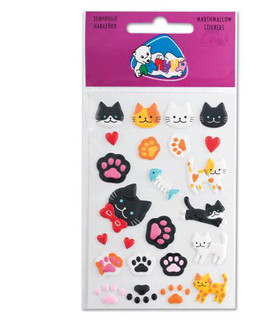Зефирная наклейка 'Кот' Липуня, цвет разноцветный