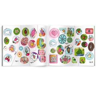 Книжка Сравни, найди, наклей 'Принцессы' (арт.53667) 2