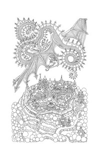 Сказочные миры. Волшебная раскраска антистресс 4