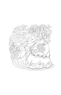 Сказочные миры. Волшебная раскраска антистресс 7