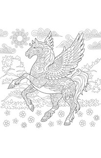 Сказочные миры. Волшебная раскраска антистресс 9