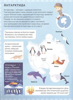 Детский атлас мира с наклейками (101 наклейка) 3