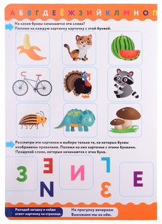 Буквы и слоги. Книга-лото с карточками 2