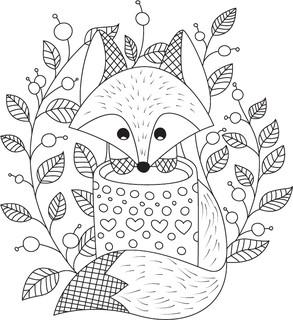 Я люблю раскрашивать милых звериков 12