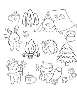 Я люблю раскрашивать милых звериков 13