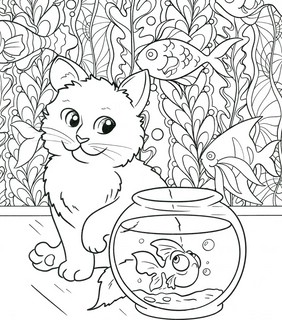 Раскраска-антистресс. Только котики 2