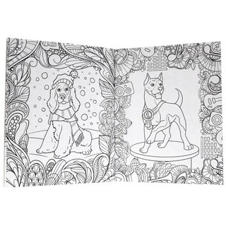 Раскраска-антистресс. Только песики 2