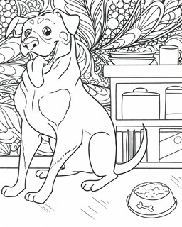 Раскраска-антистресс. Только песики 4