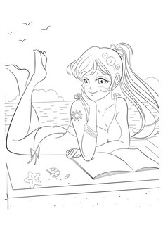 Раскраска аниме. Мир Отаку 3