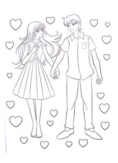 Раскраска аниме. Мир Отаку 5