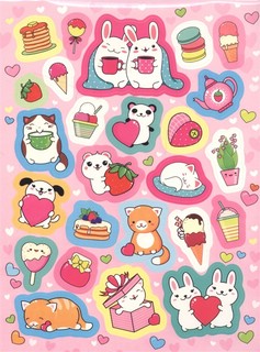 100 наклеек. Самые ми-ми-мишные наклейки 2