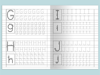 Английские прописи. Печатные буквы 3