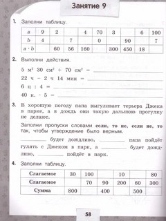 Переходим в 4 класс. Летние задания по русскому языку и математике 4