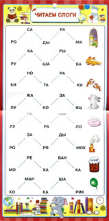 Плакаты для обучения чтению и грамотности 6