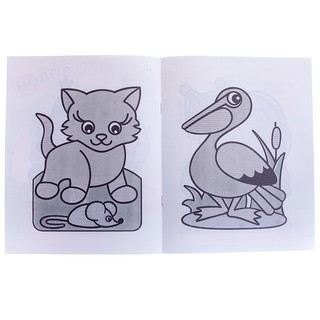 Раскраска водная 'Белочка с орешком' 3