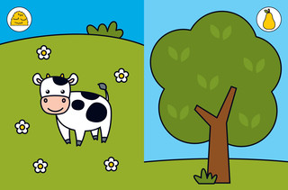 Му-у! На ферме 1+. Книжка с наклейками 2