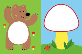 У нас в лесу: книжка с наклейками 2