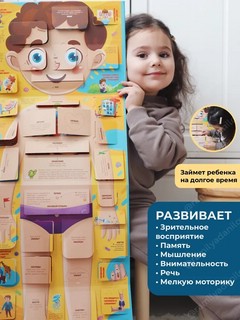 'Что внутри человека' Анатомия для самых маленьких с окошками 7