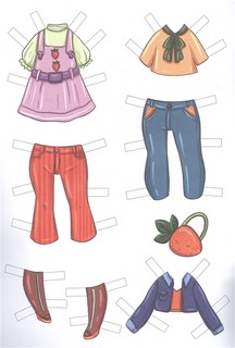 Вырежи куклу аниме. Малышки 3