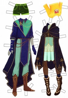 Бумажные куколки. В стиле аниме 5