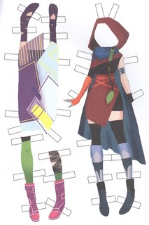 Бумажные куколки. В стиле аниме 3