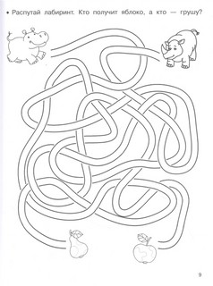 Занимательные лабиринты. Развиваем внимание 4
