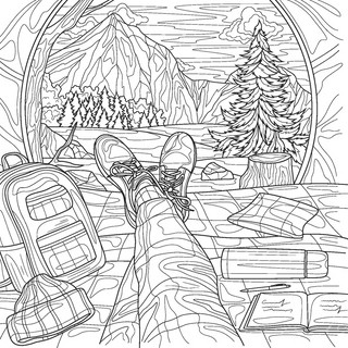 Раскраска-антистресс для работы маркерами (обложка с бабочками) 3