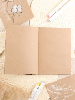 Скетчбук 'Яркие краски' с пошаговыми эскизами, крафт 6