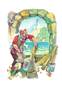 Золотой ключик, или Приключения Буратино. Рисунки Л. Владимирского 8