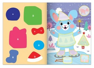 Аппликации новогодние 'Зайчонок' 3