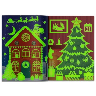 Волшебные картинки 'Снеговик' (светятся в темноте) 4