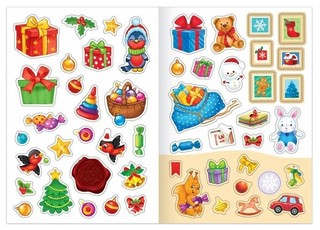 Книжка с наклейками 'Письмо Деду Морозу' 4