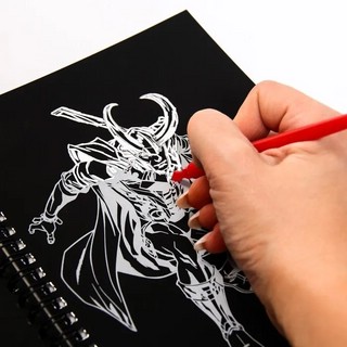 Набор для творчества с заданиями 'Гравюры' Мстители (8 гравюр) 2