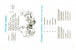 Дружок. Правила по русскому языку и математике для начальных классов 2