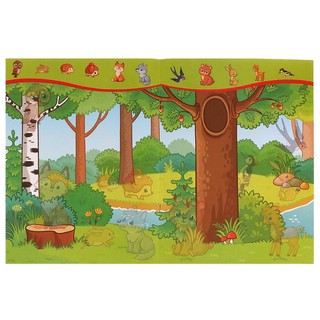 Волшебные аппликации 'Лесные животные' 4