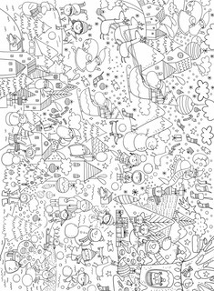 10 новогодних лабиринтов. Гигантские плакаты 4