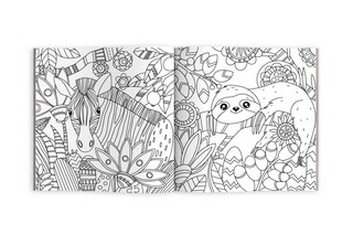 Удивительные животные. Раскраска антистресс 3