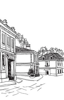 Архитектура большого города. Самая атмосферная раскраска антистресс 11